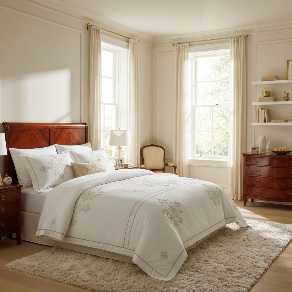 Elegant bedroom interior