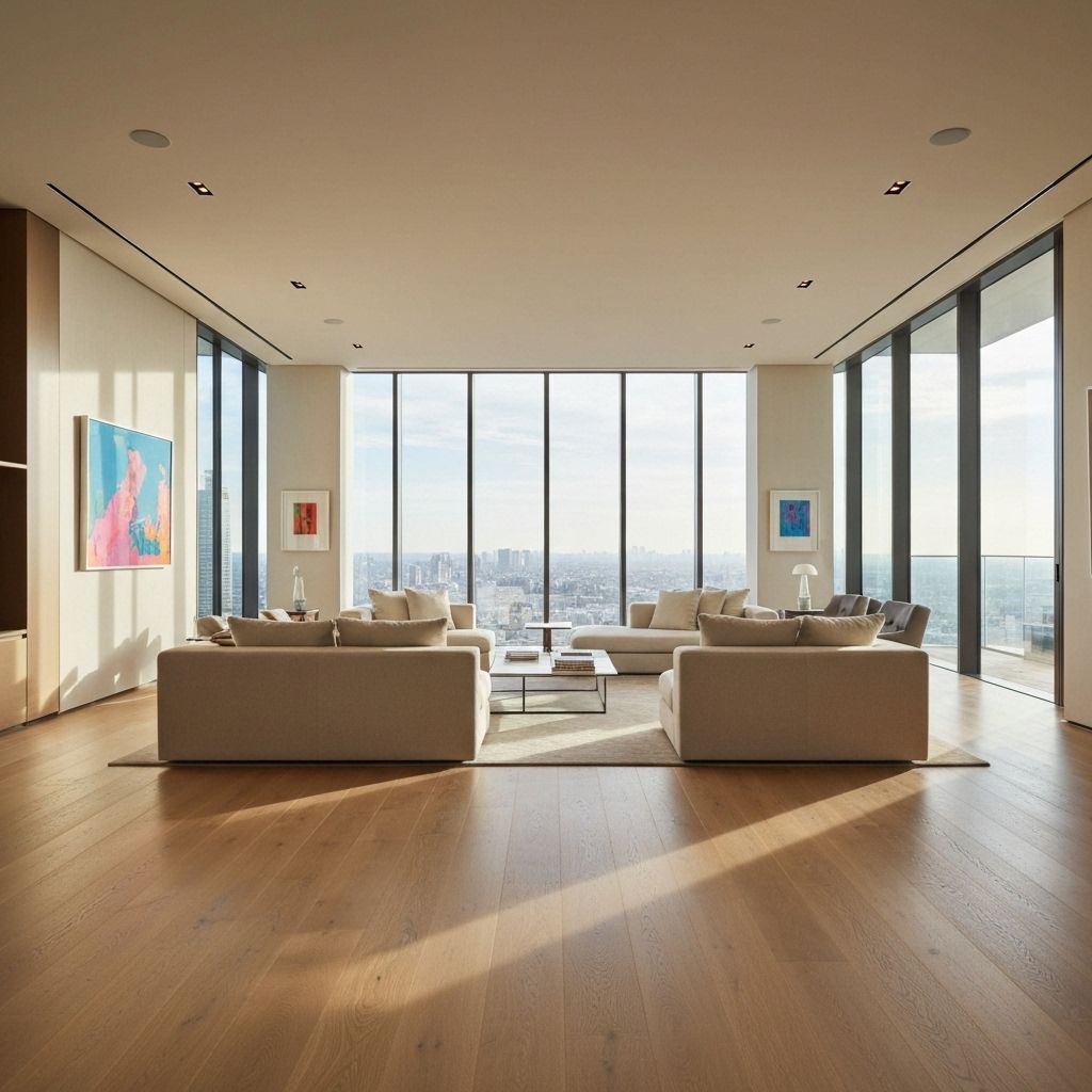 Luxury living room interior
